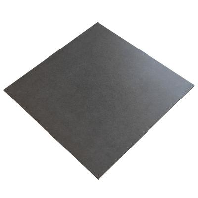 China Rural 600*600*10mm Glazed Rustic Black Color Office Ceramic Floor Tile for sale