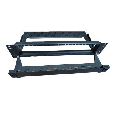 China Black MPO MTP Patch Panels 96F 1U LC Patch Panel Modular Shelf for sale