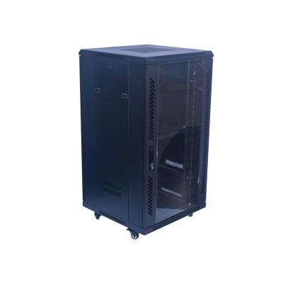 China 19 Inch Server Rack Cabinet 22U Floor Standing Server Cabinet IP20 for sale