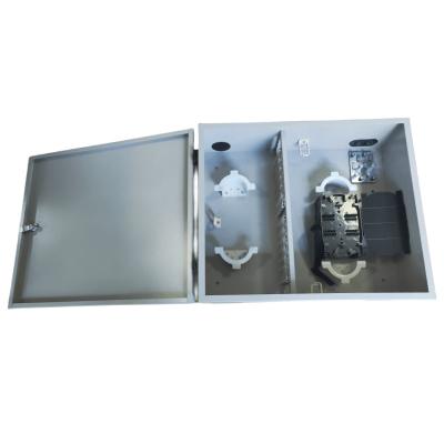 China 72Port Single Door Wall Mount Fiber Enclosure 72fibers (SC/SX) Grey / Customized for sale