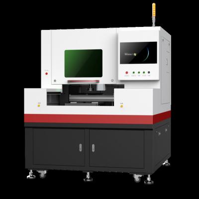 China VISION SYSTEM Automatic Laser optical glass cutting machine colour glass cutting table 50w Single Table glass cutting machine for sale