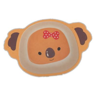 China Stocked Feeding Bowl Cartoon Fiber Bamboo Tableware Children Meal Bowl 3307 for sale