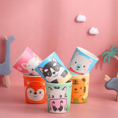 China Sustainable Natural Bamboo Fiber Kids Cup Tumbler Milk Cup Baby Cup 3313 for sale