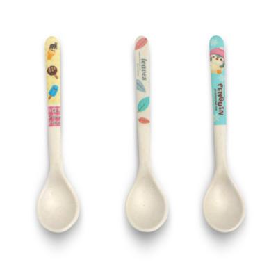 China Wholesale Personalized Viable Design Cartoon Pattern Kids Toddlers Feeding Spoon D7069 for sale