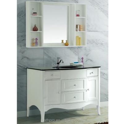 China Modern Cheap Price Floor Style Modern Vanity Bathroom Solid Wood Vanity Sets for sale