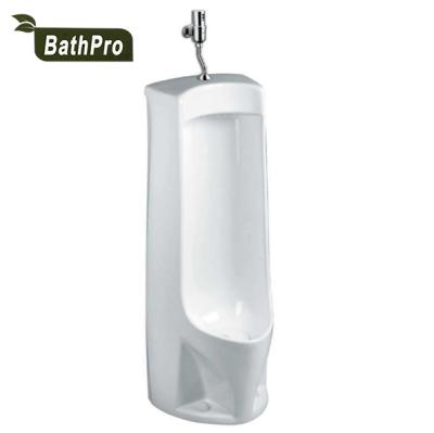 China Ceramic Material Ceramic Waterless Men's Floor Standing Urinal for sale