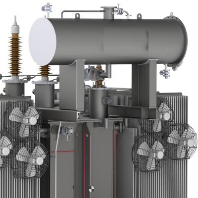 China O óleo 10kV e 35kV da série de S9 S10 S11 imergiu a estrutura compacta trifásica do transformador à venda