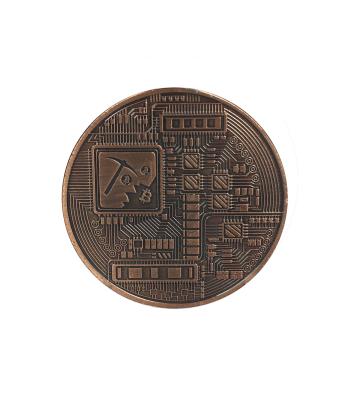 China Europe Chinese factory custom copper coins with double sides 2d logo no minimum in metal crafts for sale for sale