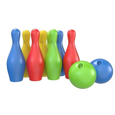 China Sports Toy Hot Selling Kids Bowling Toy Game 10 bottles plus 2 balls set for sale