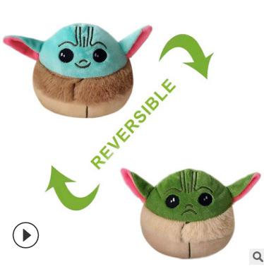 China Latest Yoda Stitch Fuuny Flip Reversible Stuffed Soft Plush Toy Gifts for Kids and Friends Christmas Gifts for sale