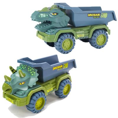 China Toy Super Fun Friction and Creative Mixed Inertia Dinosaurs Digging Truck Toys for Children Aged 3 Years for sale