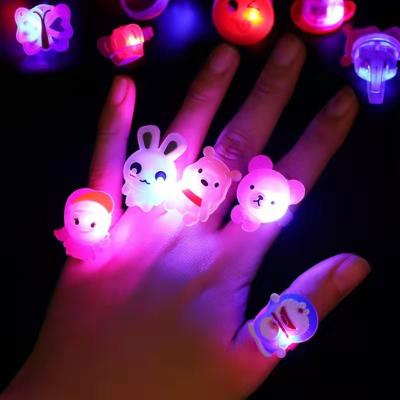 China Safety Light Rings Stars Glow in the Dark Children's Toys Flash LED Cartoon Lights Glow in the Dark Toys for Children for sale