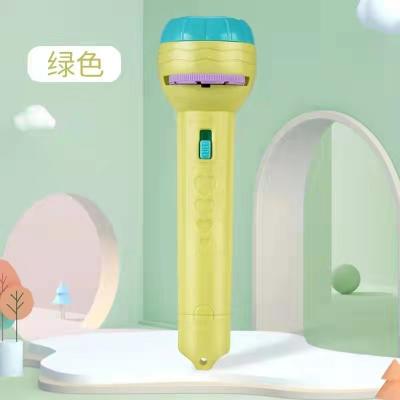 China Intellectual Toys Torch Light LED Projector Toy Early Educational Story Projector Portable Flashlight Educational Torch Toy For Children for sale