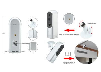 China Battery Powered Mini IP Wifi Smart Camera Real - Time Remote Voice Intercom for sale