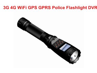 China 3G 4G Police Security Flashlight DVR 1080P WiFi GPS With IR 3600MAH Battery for sale