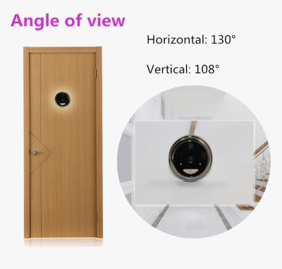 China PIR Motion 1.2mm Lens Wireless Door Camera With Monitor , Color CMOS sensor for sale