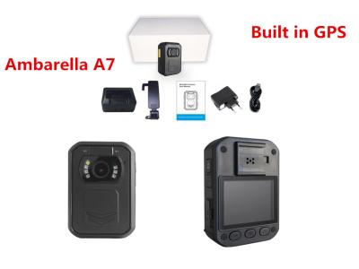 中国 5MP CMOSセンサーのAmbarella A7ボディ カメラGPS 1080P IP65の警察ボディ身につけられるカメラ 販売のため