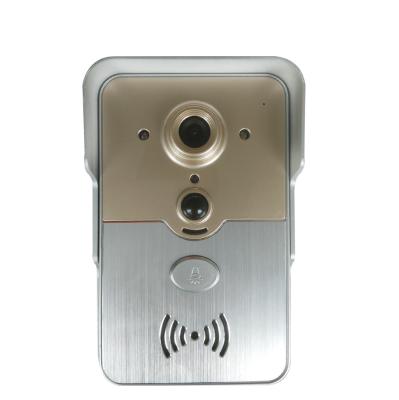 China Wireless Door Bell Wireless Video Door Phone Rechargable Battery Powered for sale