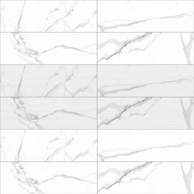 China Hotsales Glazed Ceramic Wall Tiles 2020 New Design Metallic Tiles Bathroom Interior Kitchen Decorative Shiny Glazed Mold Size 300*900 Good Quality for sale