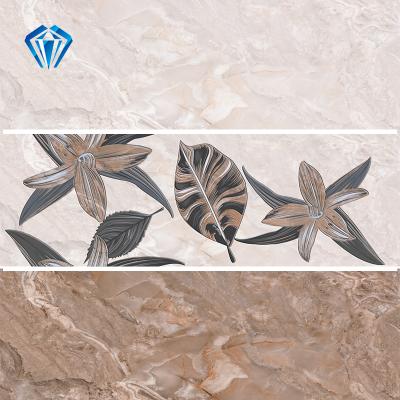 China Glazed Metallic Tiles Customized Design Glazed Polished 600*900 Porcelain Tile Flooring for sale