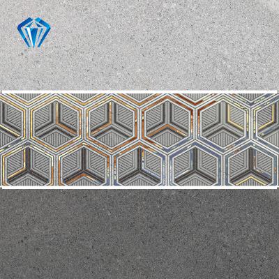 China Glazed Ceramic Tile Good 300*900mm Metallic Tiles Supplier for sale