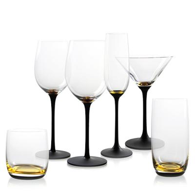 Китай Wine Glass Set Factory Custom Spray Color Lead-Free Crystal Glass Wine Glass продается