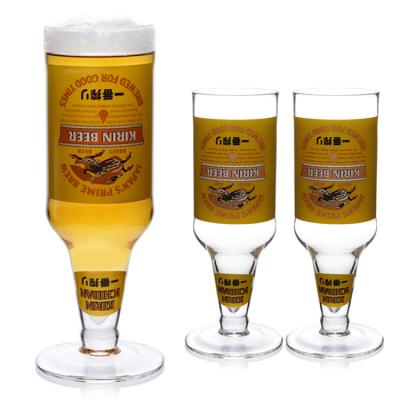 China Factory Customized Promotion High Quality Glassware Short Stemmed Beer Glass Cup With Brand Logo en venta