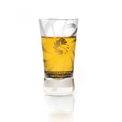 China Custom logo round lead free crystal transparent Shot Glass Promotions Shot Glass for sale