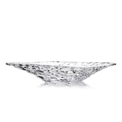 Cina High Quality Transparent Pattern Decorative Ice Cube Collection Square Bowl in vendita