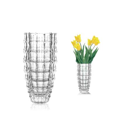 Cina Transparent Glass Vase in vendita