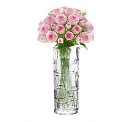 Китай Custom Wholesale Matte Candle Vessels Embossed Large Empty Candle Container Glass Vase продается