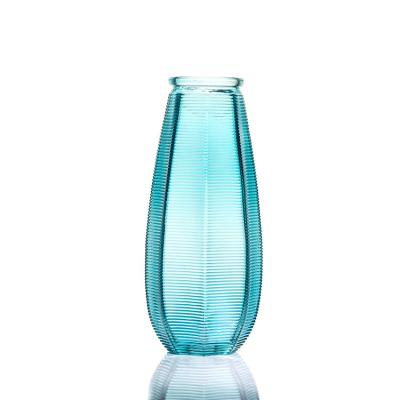 Cina Wholesale Colorful Glass Flower Vase for Home Decoration in vendita