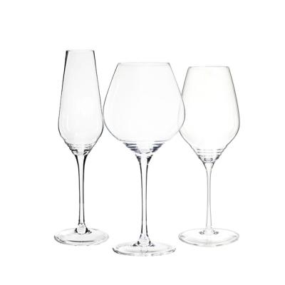 China Wine Glass Set 3 Pieces Hand Decorated Wine Glass Set Manufacturers zu verkaufen