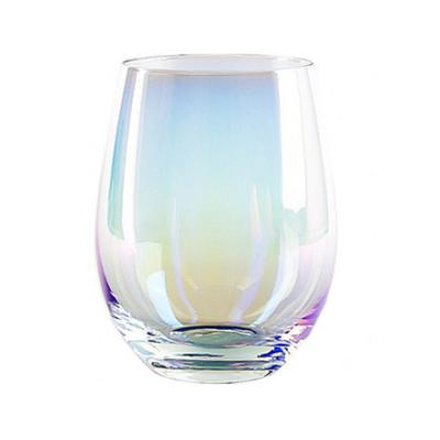 Chine Best Selling Handleless Clear Lead Free Crystal Wine Glass With Pineapple Decoration à vendre