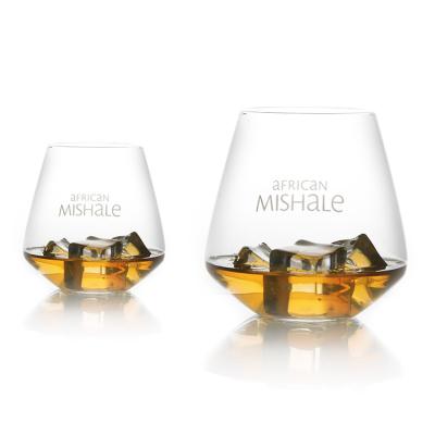 China Kundengebundenes 430ml Crystal Whiskey Glasses, Crystal Whiskey Tumbler Hand Blown zu verkaufen