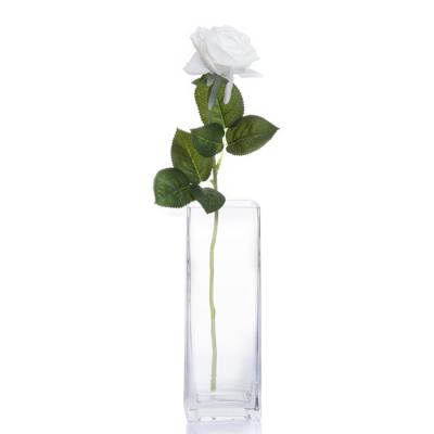 Chine Vase en verre transparent à cylindre sûr de FDA, vase en verre clair grand pour le mariage à vendre