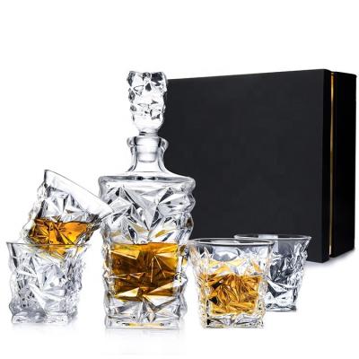 China De Whiskykaraf en Glas Luxurios van de Tangson700ml Alcoholische drank met Doos Te koop