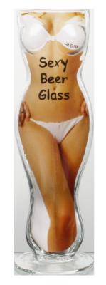 China 450ml Transparent Beer Glass Mug Mug Creative Body Shaped As Gifts for sale