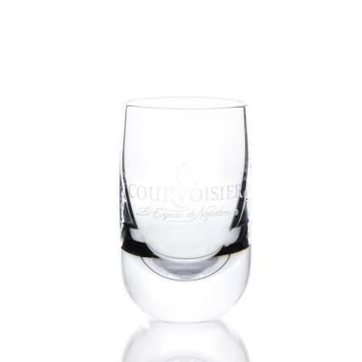 China Clear Food Safe Mini Wine Shot Glasses Unique Desig 1.7oz 40ml for sale