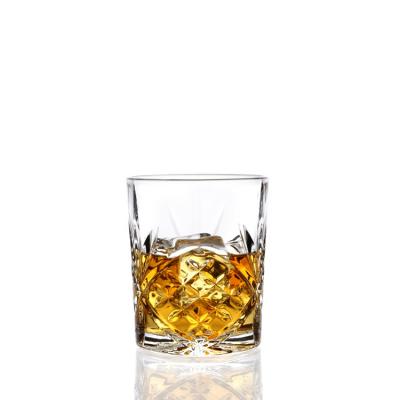 China Tangson Hotel Use Highball Drinking Glasses , 300 Ml Wine Glass Crystal Rock Style for sale