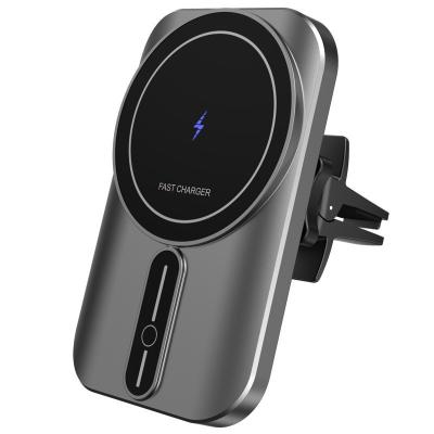 China Car Wireless Charger For Iphone 13 12 Fast Air Vent Wireless Magnetic Mount Car Phone Holder Qi 15w Qi Wireless Charger For Iphone 13 12 for sale