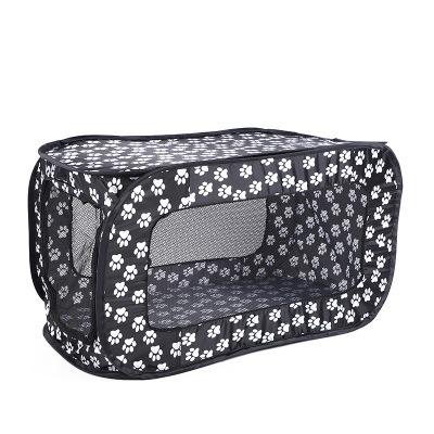 China Breathable Removable Cat Dog Sleeping Bed Dog Paw Nest House Car Carrier Canvas Cages Universal Indoor Outdoor for sale