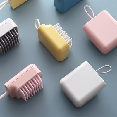 China Stocked Dog Cat Grooming Pet Cleaning Brush Massage Pet Wash Bath Pet Brush for sale