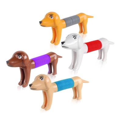 China Viable Children's Educational Retractable Dog Can Be Stretched 360 Degrees At Will To Twist ABS Dog Can Be DIY Toys for sale