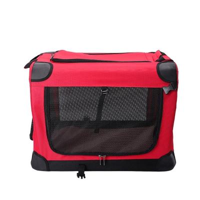 China Breathable Medium Large Dog Pet Portable Delivery Cat Bag Foldable Tent Outdoor Carrier Cage Nest House for sale