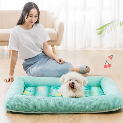 China Summer Waterproof Mat Top Quality All Season Pet Dog Bed Soft Breathable Cooling Cushion Pet Bed Mat Top Quality All Season for sale