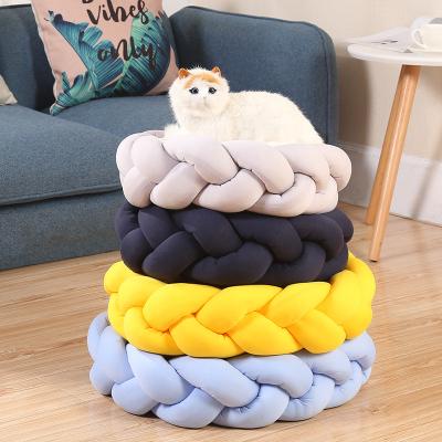 China Waterproof Cotton Fabric Filled Line Weaving Handwoven Garbage Cat Litter Dog Cat Litter Diy Arm Thick for sale