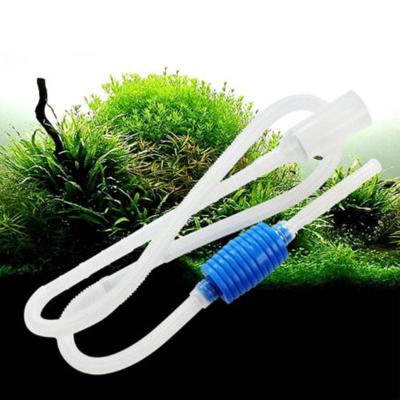 China Stocked Semi-automatic Siphon Vacuum Pump Water Switch Gravel Water Filter Aquarium Remover for sale