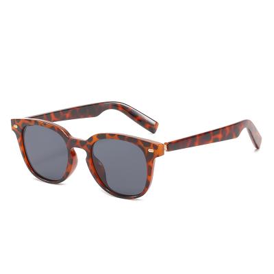 China 2021 high quality 2021 Korean style fashionable sunglasses CIA style personality round frame female sunglasses for sale