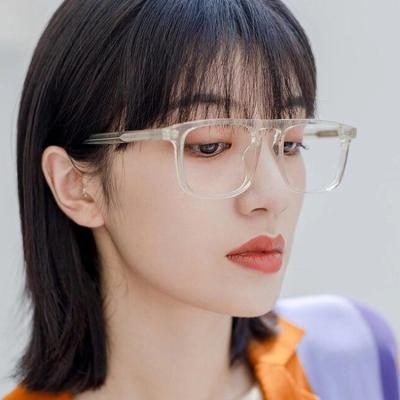 China New Fashion High Quality Square Shape Blue Glasses Blue Light Anti Blocking Computer Glasses for sale